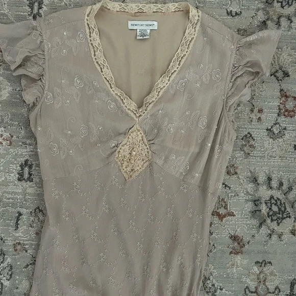 Newport News y2k vintage princess fairy asymmetrical maxi dress - Picture 7 of 9